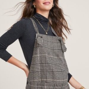 Hatch Jovie Maternity Overalls Wool Blend Plaid size 0